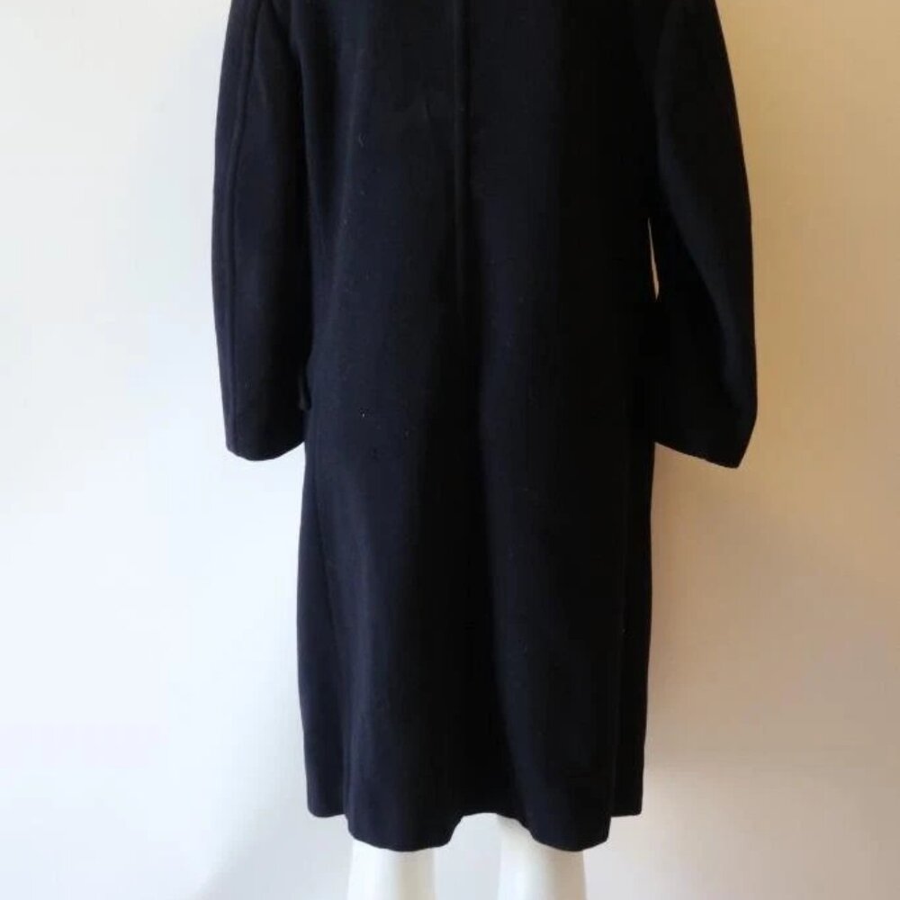 MENS BLOOMINGDALES THE MENS STORE DARK NAVY COAT SZ 42 - Picture 7 of 14